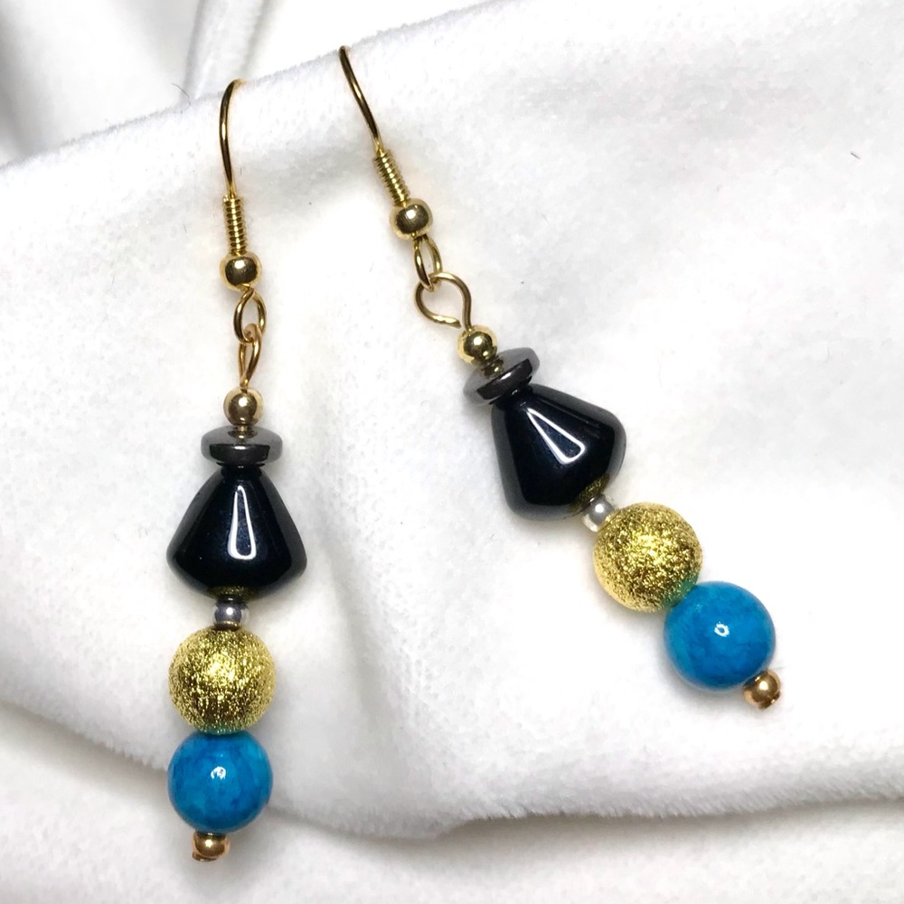 Handmade Earrings with Vintage and Modern Elements (E151-1H)